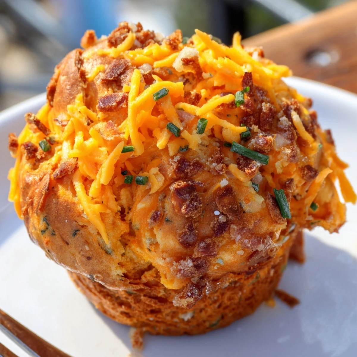 Warm and tangy Buffalo Ranch Cream Cheese Pretzel Muffins, irresistible and creamy treat.