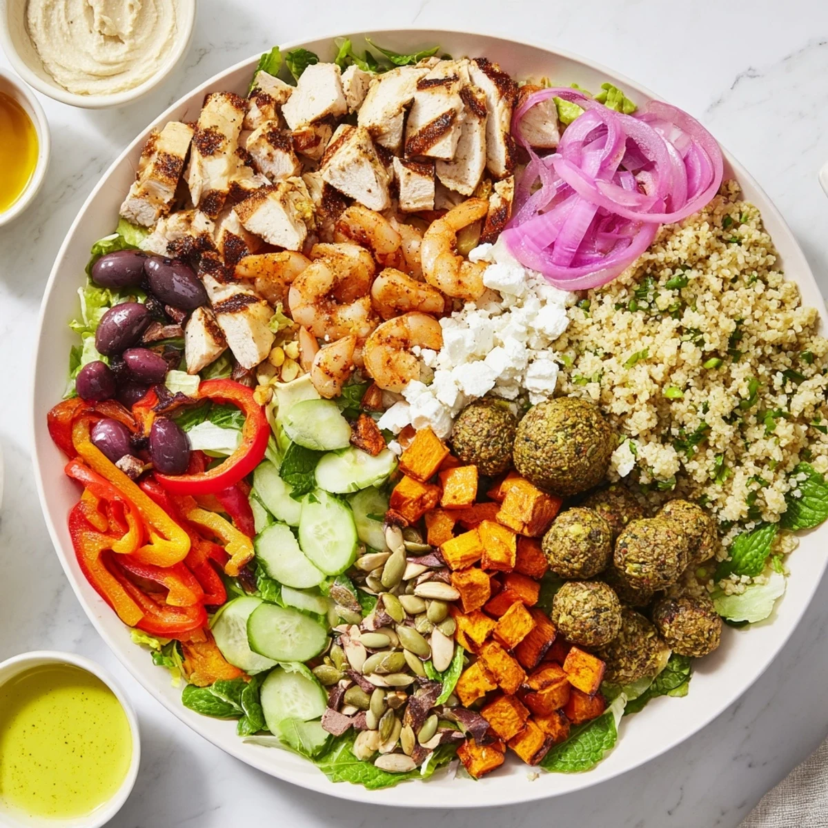 Guests eagerly assemble their personalized meals with the Build-Your-Own Boards & Bowls recipe delights.  