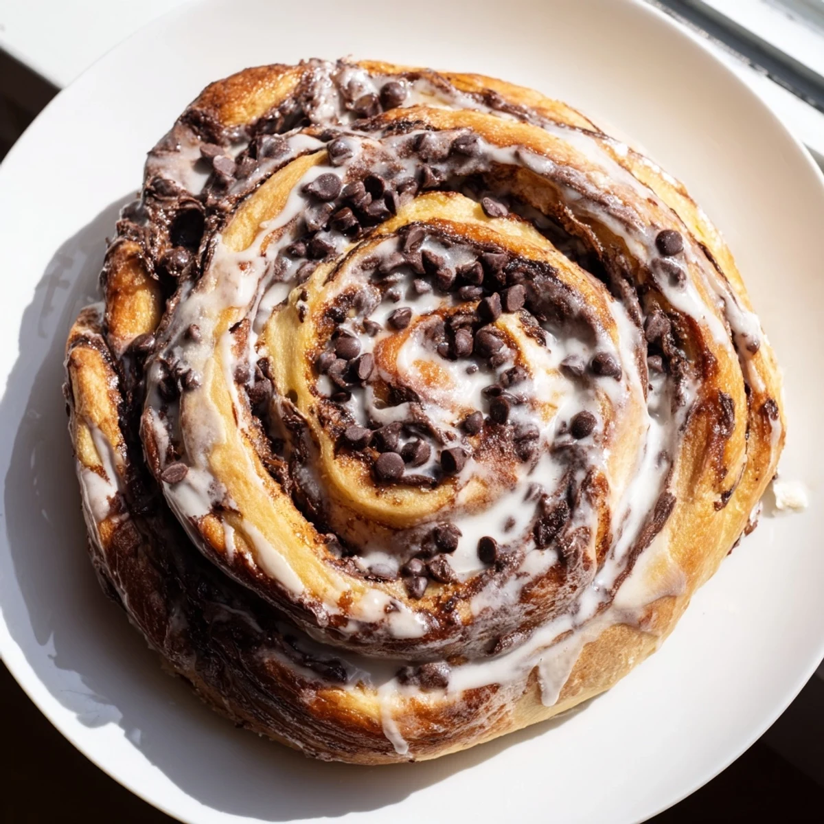 Warm, golden Nutella chocolate chip rolls with a creamy Nutella swirl, perfect for sharing.