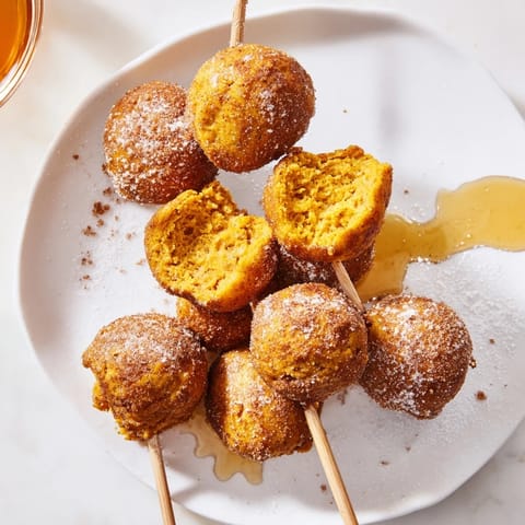 Pumpkin Muffin Pancake Pops #47