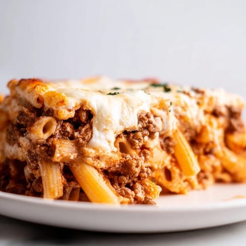 Baked Ziti with Meat Sauce