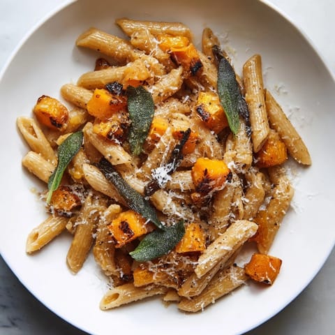 Brown Butter Butternut Squash Pasta