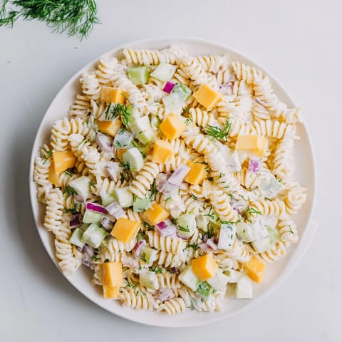 Dill Pickle Pasta Salad