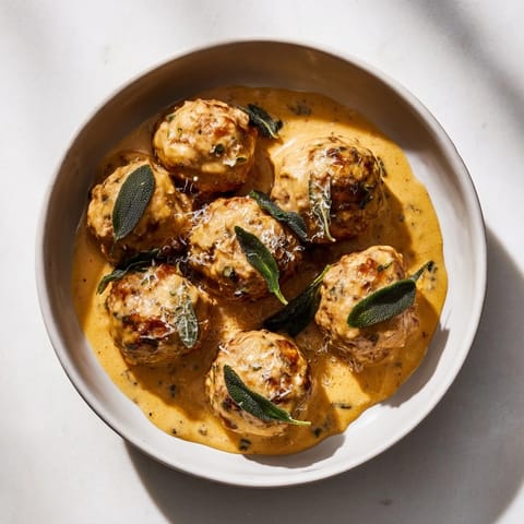 Turkey Meatballs Pumpkin Sauce