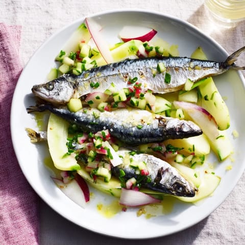 Cucumber and Tinned Fish Salad