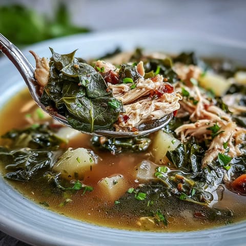 Collard Greens Chicken Vegetable Soup