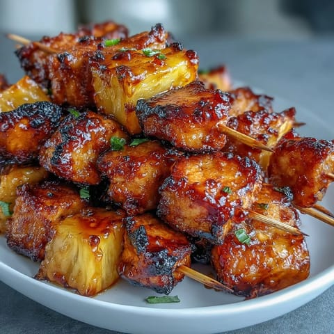Air Fryer Chicken Pineapple Bites