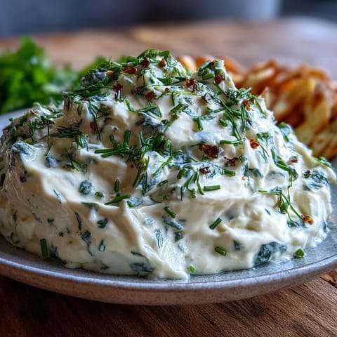 Creamy whipped cottage cheese ranch dip served with colorful veggie sticks for a healthy snack.  