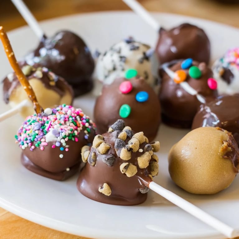 Delightful eggless Charcuterie Board Cookie Dough Pops perfect for parties and gatherings.  