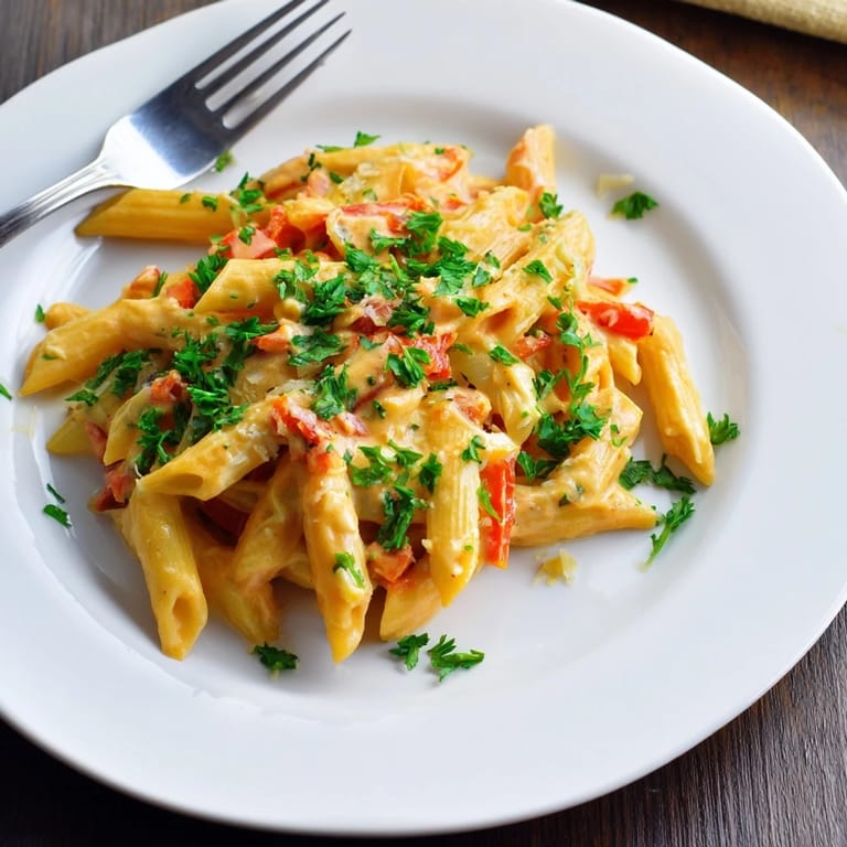 Comforting Creamy Cajun pasta served with extra Parmesan, perfect for a weeknight dinner with a glass of chilled white wine.