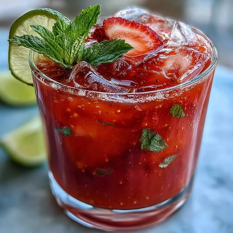 Homemade strawberry agua fresca in a pitcher, perfect for summer gatherings.